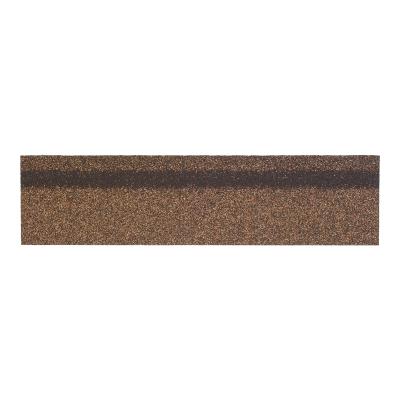 Коньково-карнизная черепица ТЕХНОНИКОЛЬ Светло-коричневый 250х1000 мм (20 гонтов, 20 пог.м, 5 кв.м) - 1